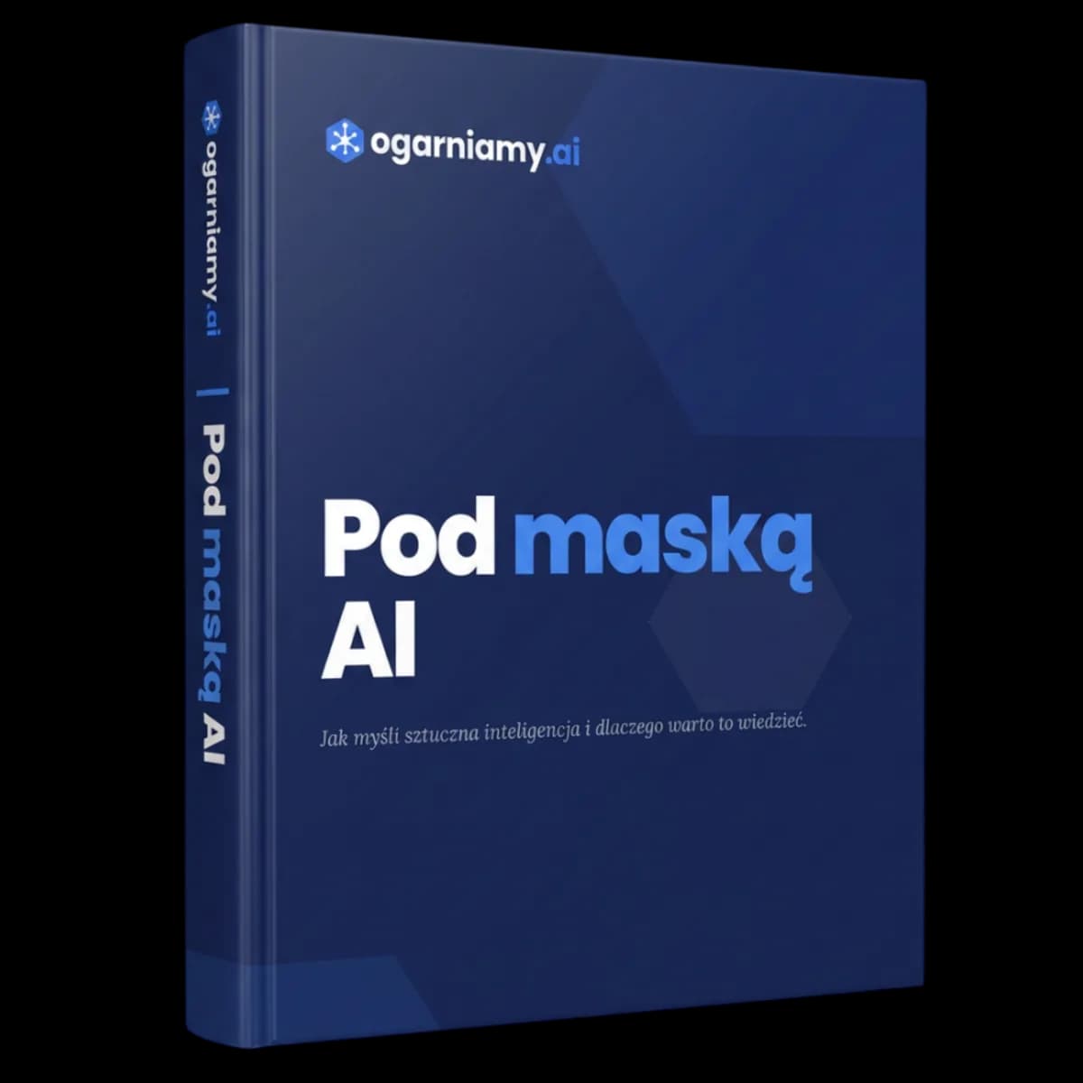 Ebook Pod maską AI, otwarta okładka